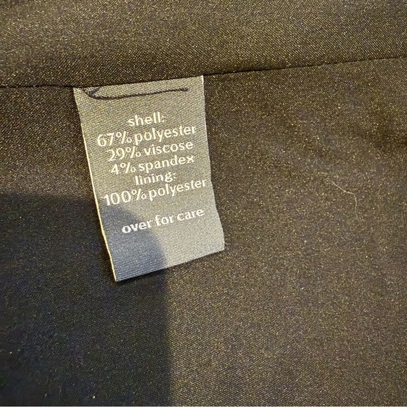 The Limited Womens Black One Button Blazer Size 18 Lined Stretch Career - Picture 11 of 12